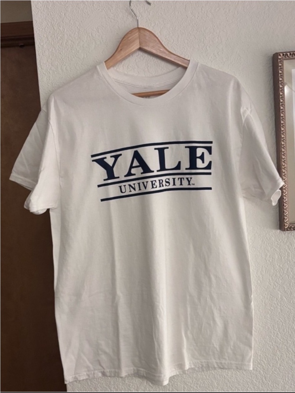 Yale White Tee